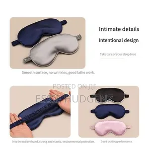 Silk-Like Sleep Eye Mask – Full Blackout, Breathable Skin-Friendly