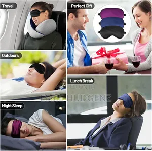 Silk-Like Sleep Eye Mask – Full Blackout, Breathable Skin-Friendly