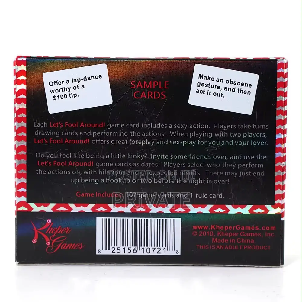 Let’S Fool Around Cards