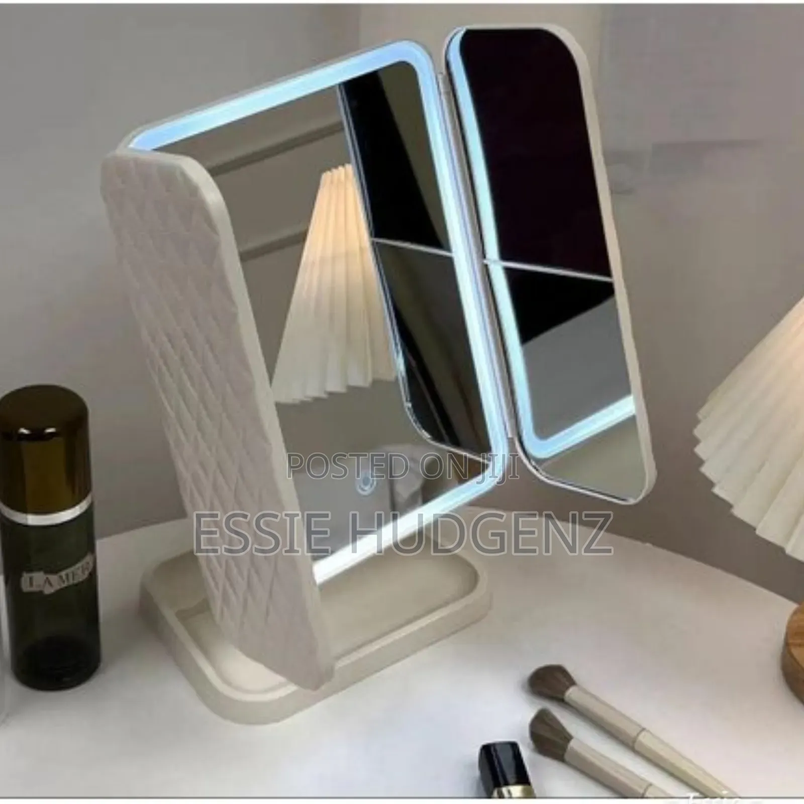 Trifold Led Makeup Mirror