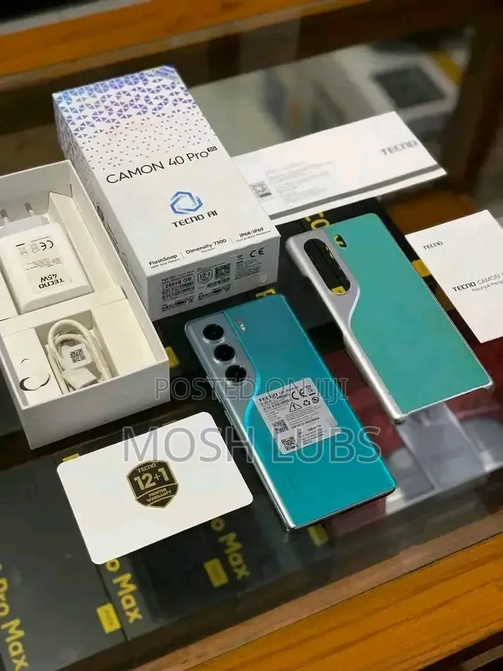 New Tecno Camon 40 Pro 5G 256 GB Green