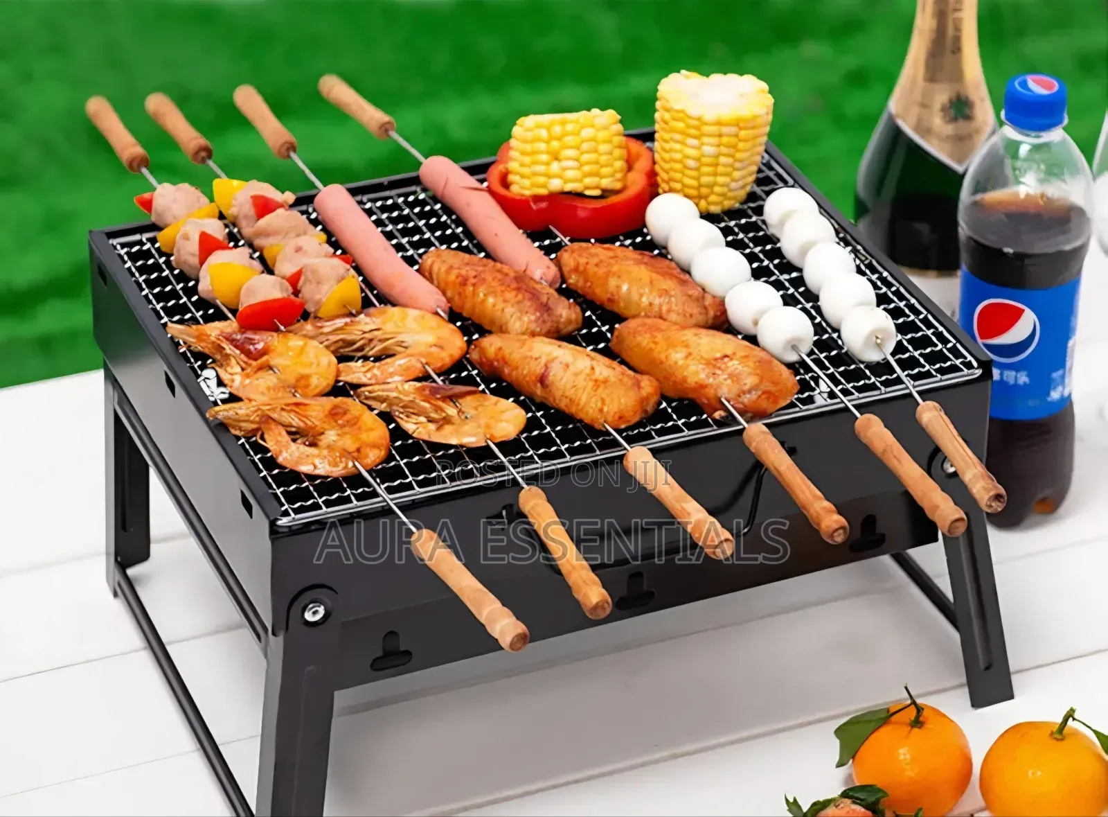 Stainless Steel Folding Portable Charcoal Bbq Grill