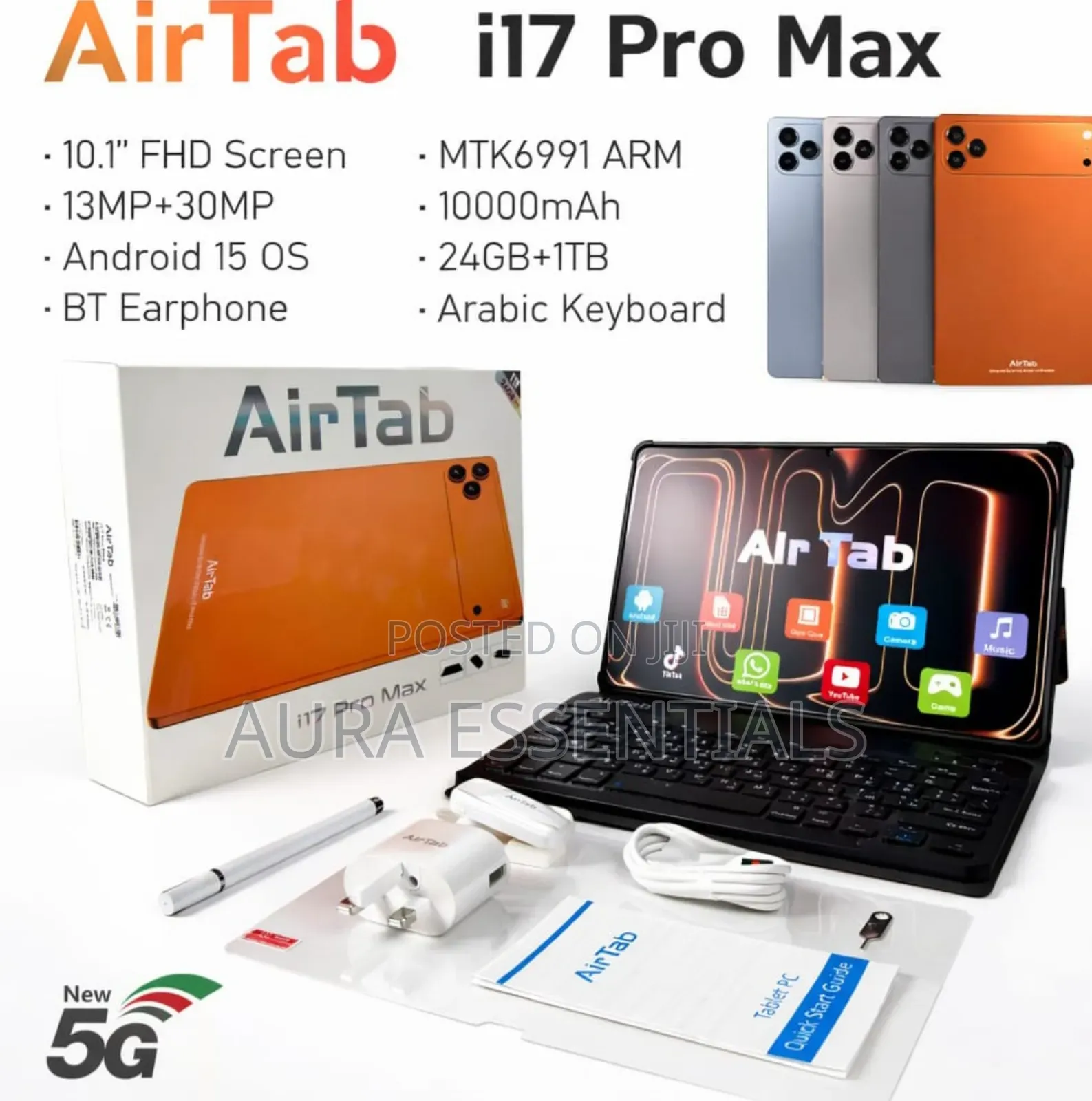 New AirTab i17 Pro Max 1 TB Black