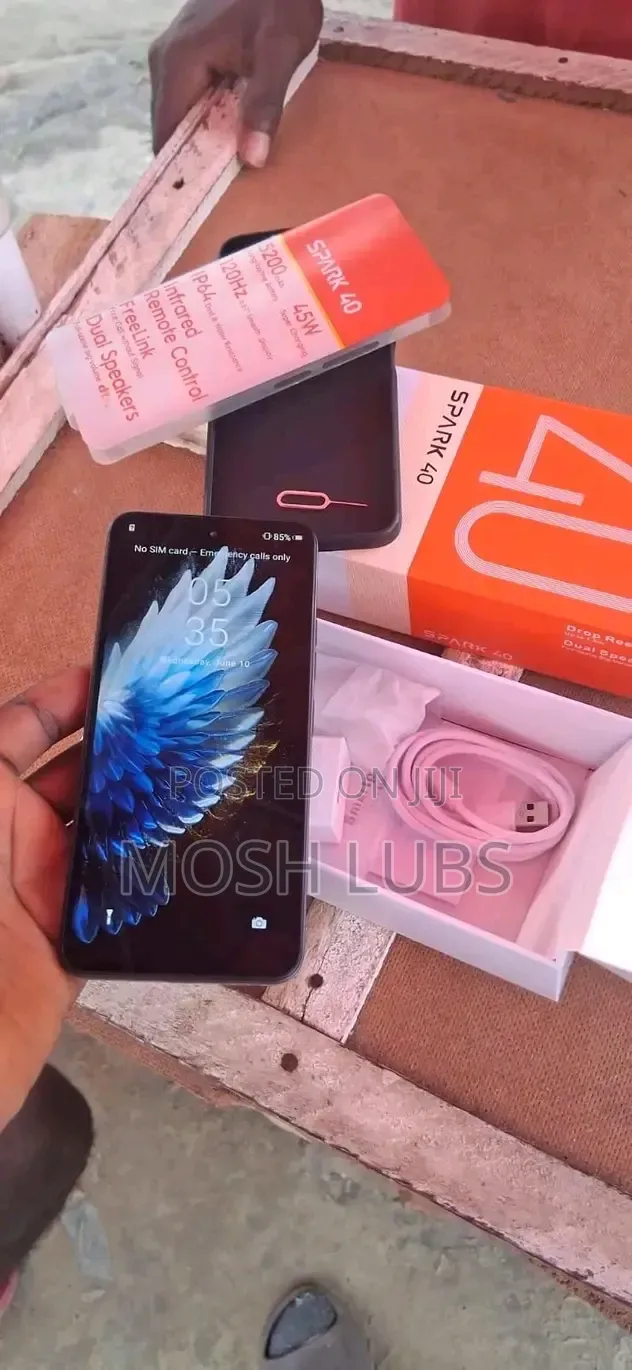 New Tecno Spark 40 Pro+ 256 GB Gray