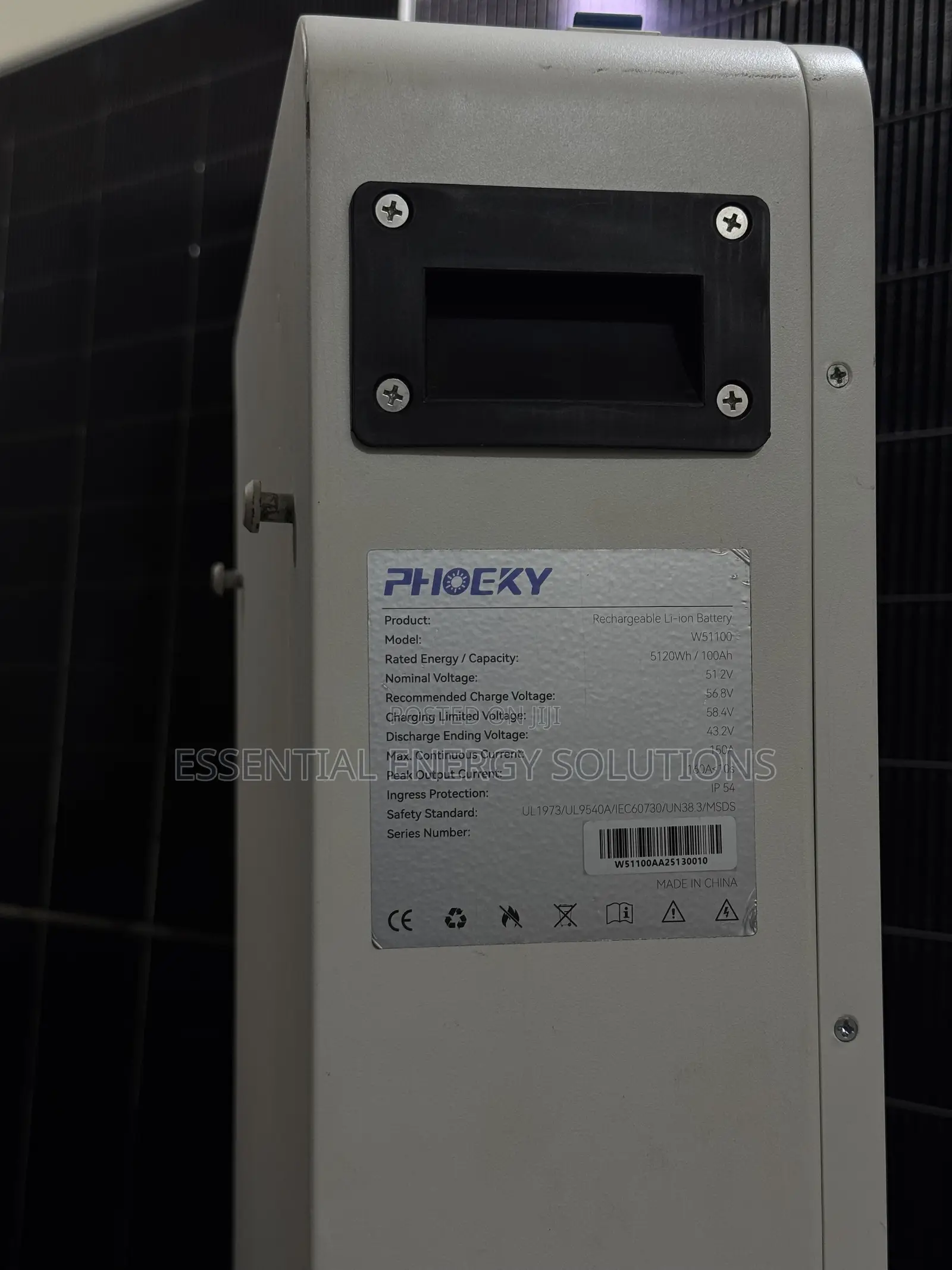 5kw 48v Lithium Ion Phosphate Battery