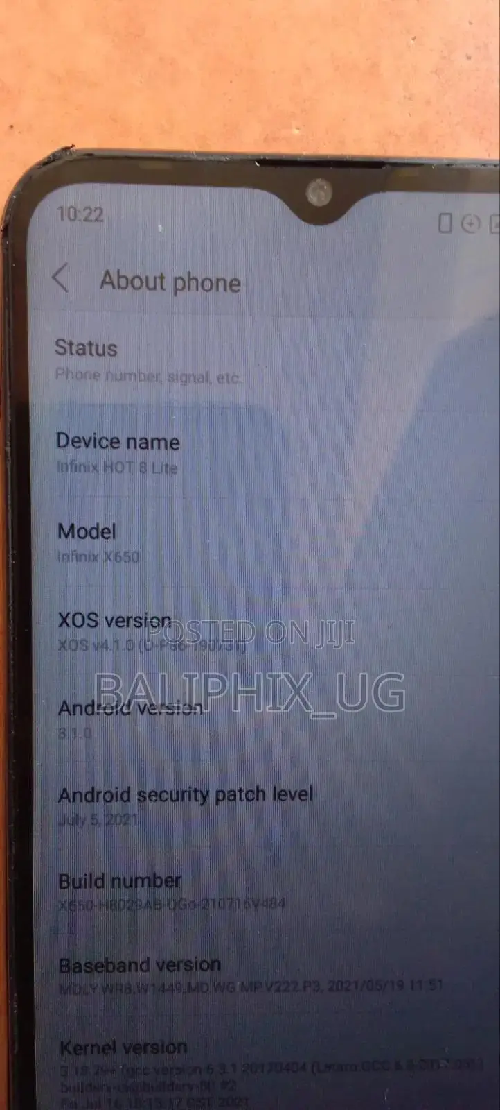 Infinix Hot 8 Lite 32 GB Blue