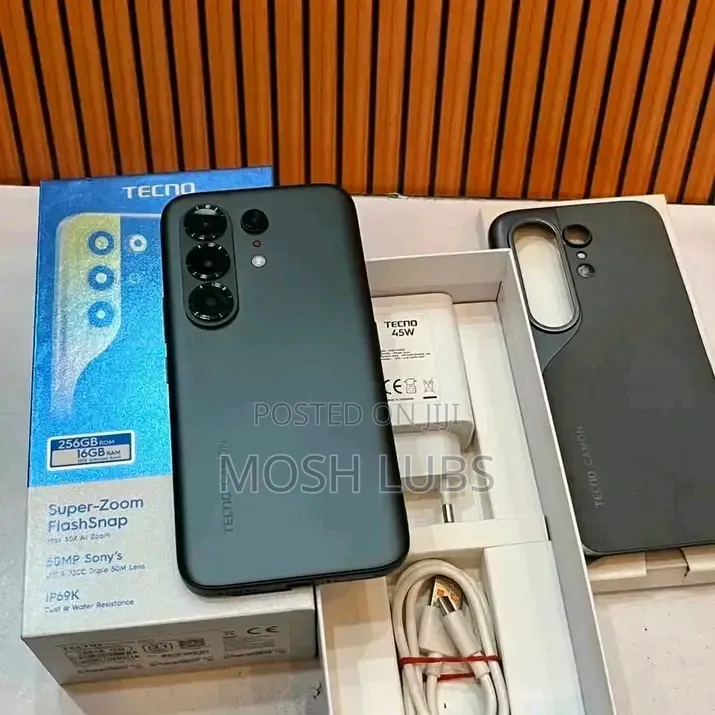 New Tecno Camon 50 Ultra 256 GB Black