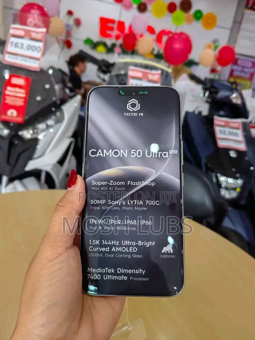 New Tecno Camon 50 Ultra 256 GB Black