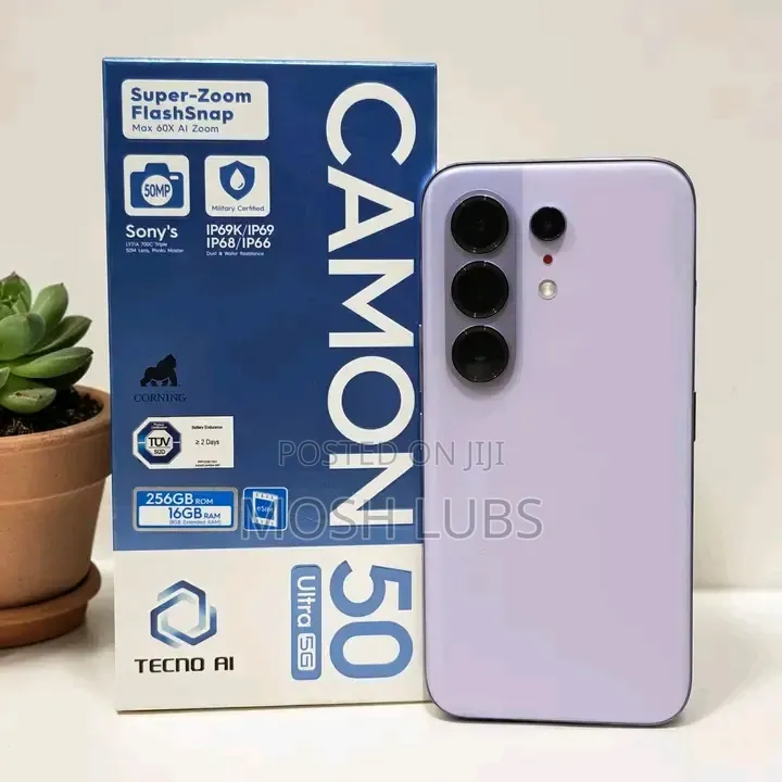 New Tecno Camon 50 Ultra 256 GB Pink