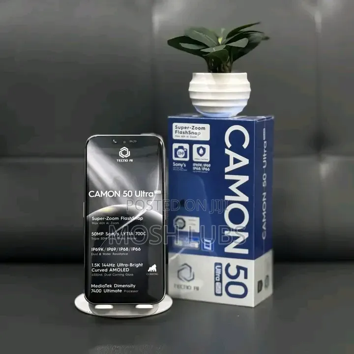 New Tecno Camon 50 Ultra 256 GB Silver