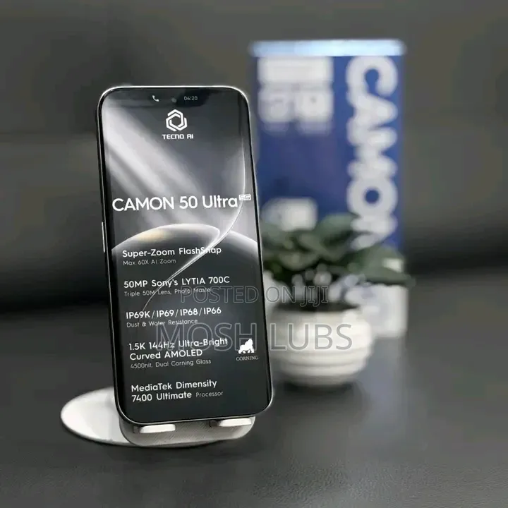New Tecno Camon 50 Ultra 256 GB Silver