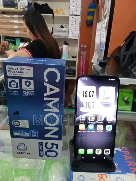 New Tecno Camon 50 Ultra 256 GB Black