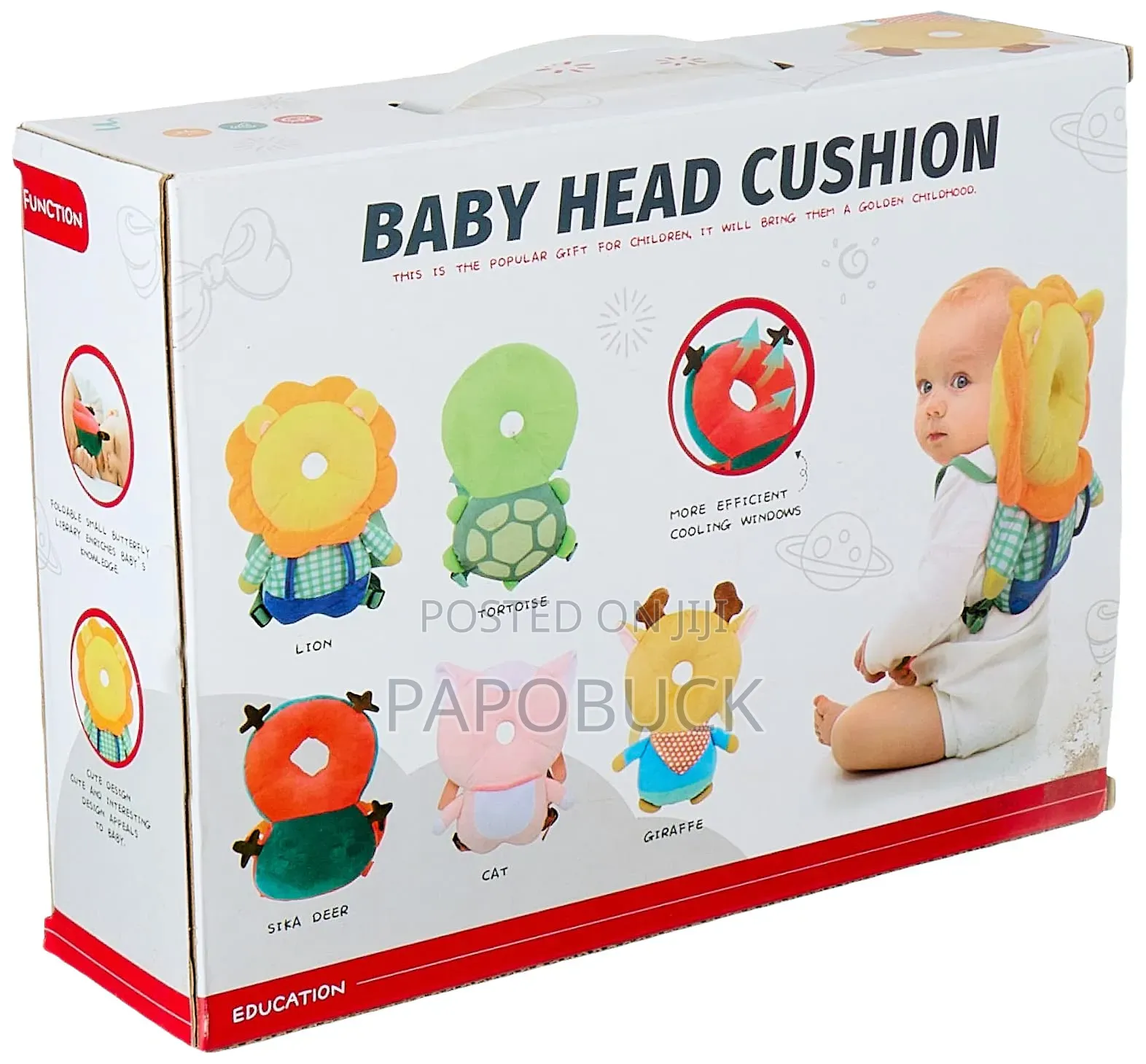Baby Head Protector Backpack With Adjustable Straps