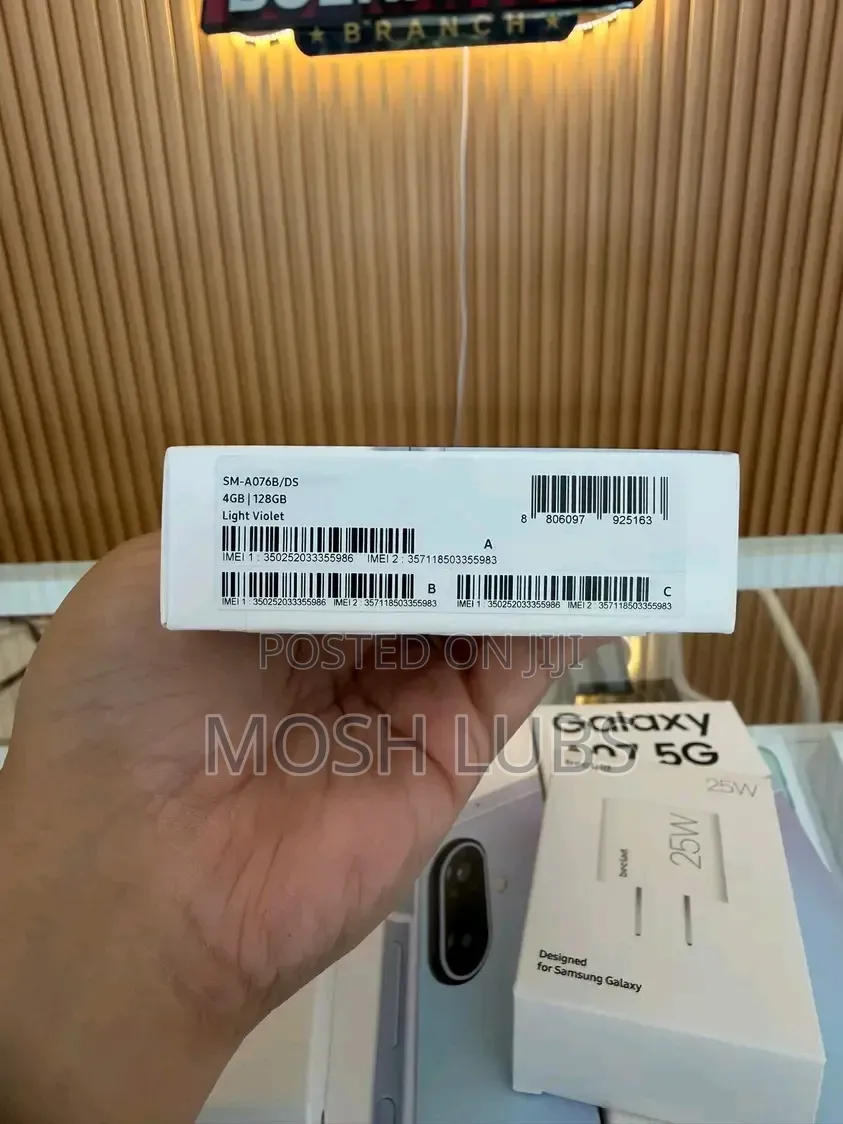 New Samsung Galaxy A07 5G 128 GB Gray