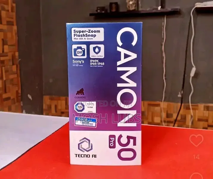 New Tecno Camon 50 Ultra 256 GB Gray