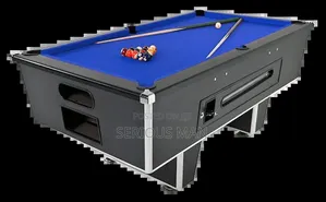 Coin-Operated Commercial Pool Table,