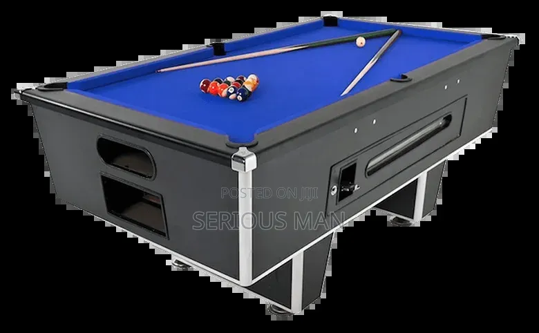 Coin-Operated Commercial Pool Table,