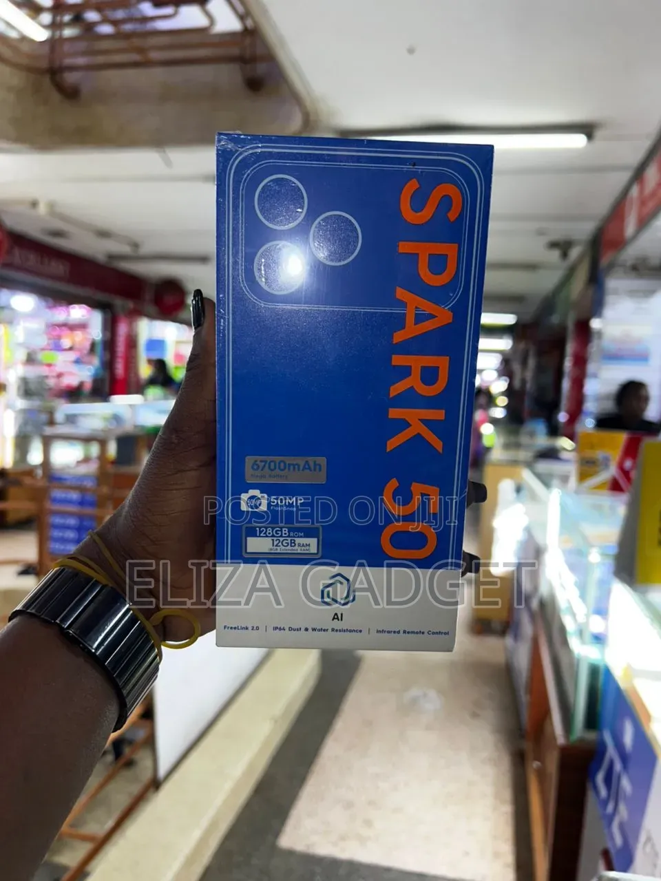 New Tecno Spark 50 128 GB Black