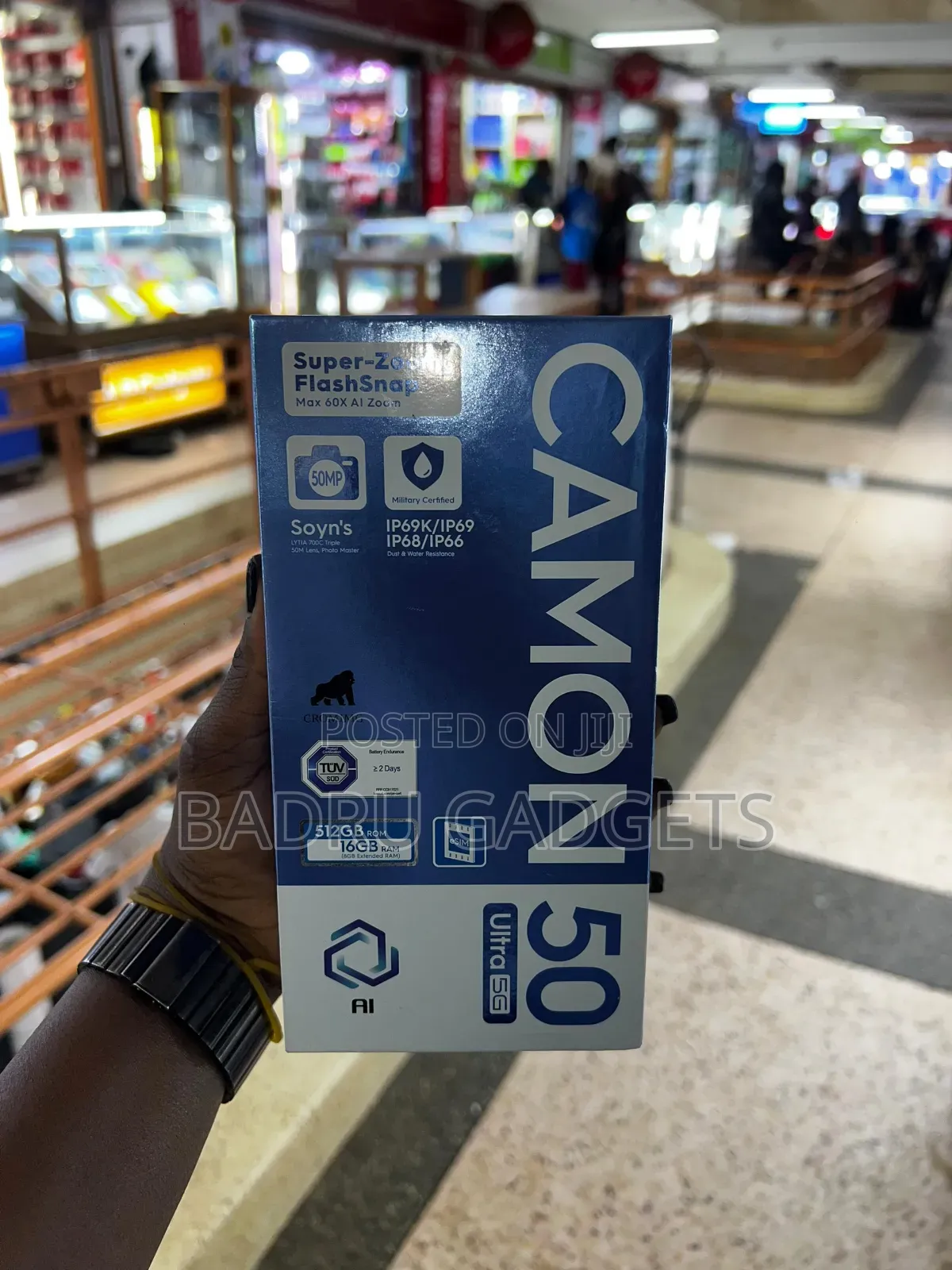 New Tecno Camon 50 Ultra 256 GB Black