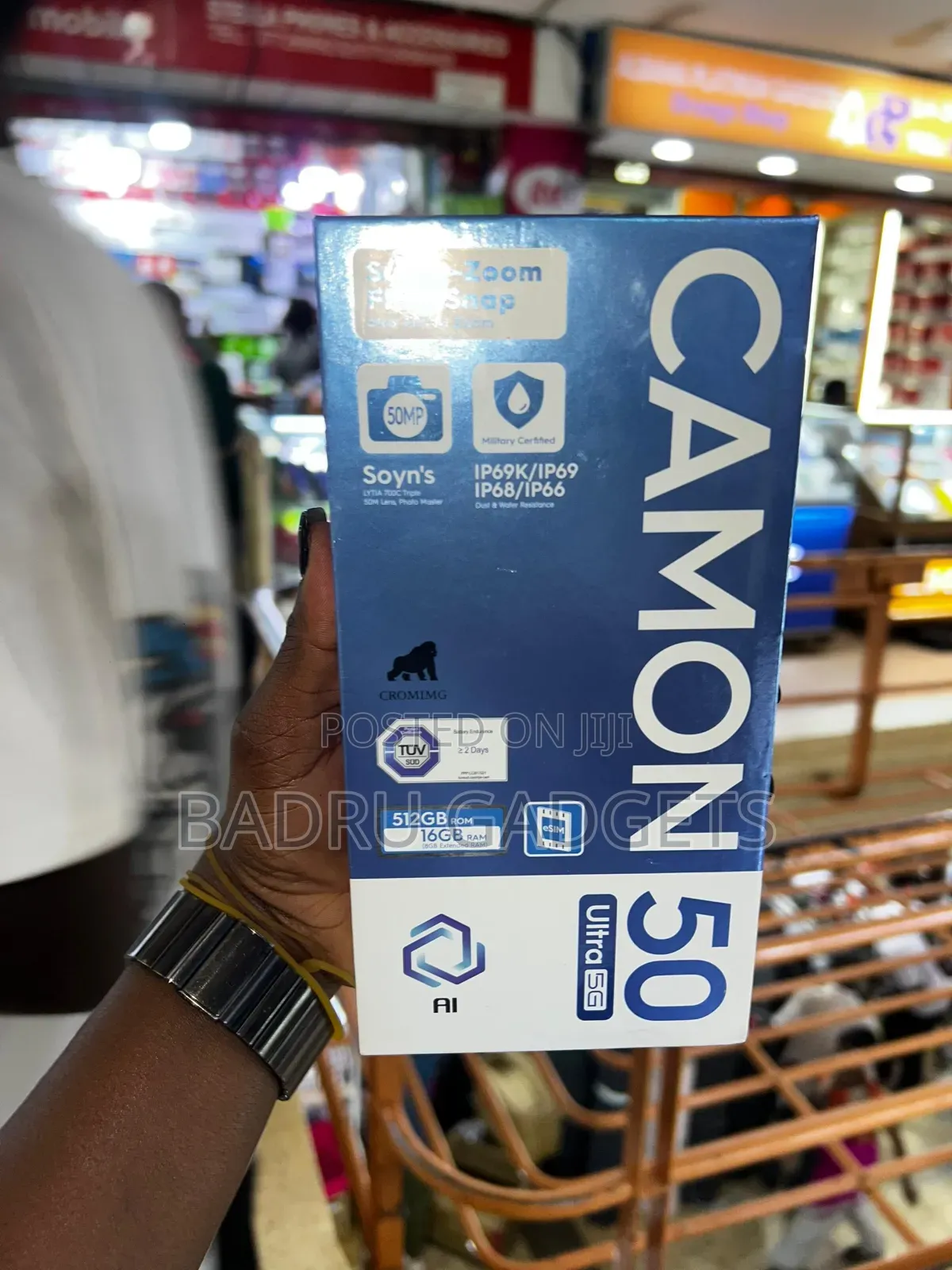 New Tecno Camon 50 Ultra 256 GB Black