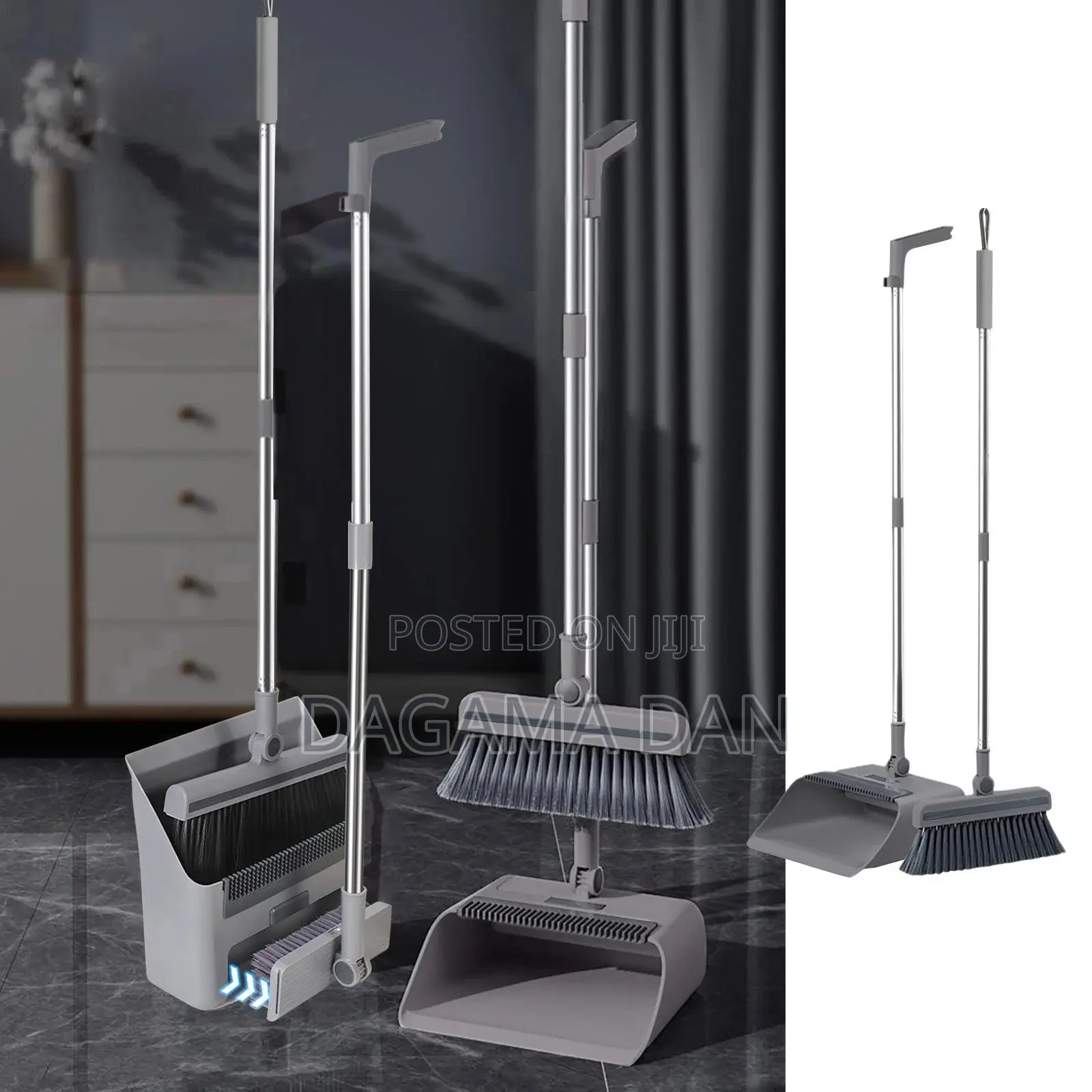 Dust Ban and Brush
