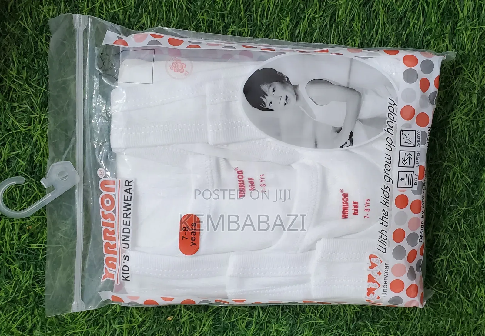 3pieces Yarrison Branded Children's Underwear Vests