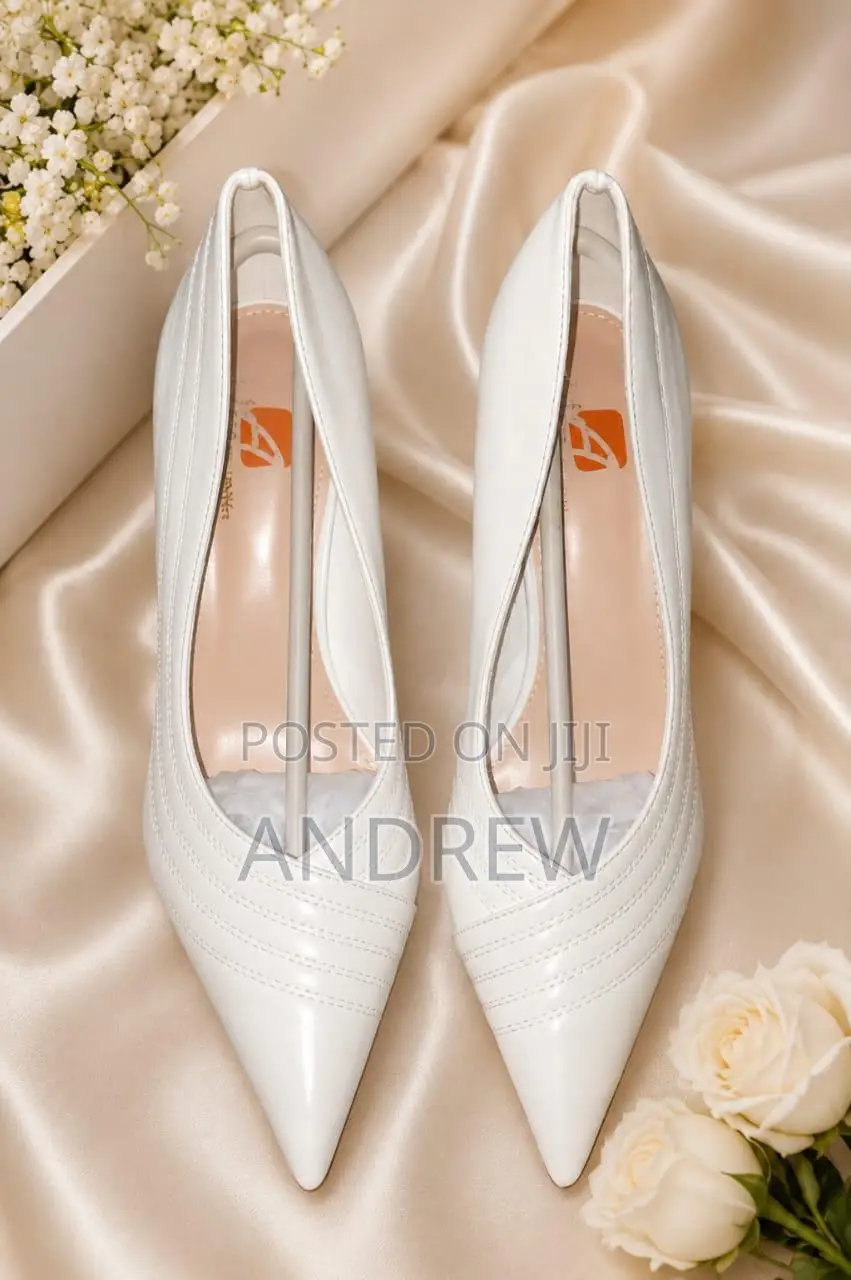 Luxury White High Heels for Ladies – Wedding, Office Party Shoes