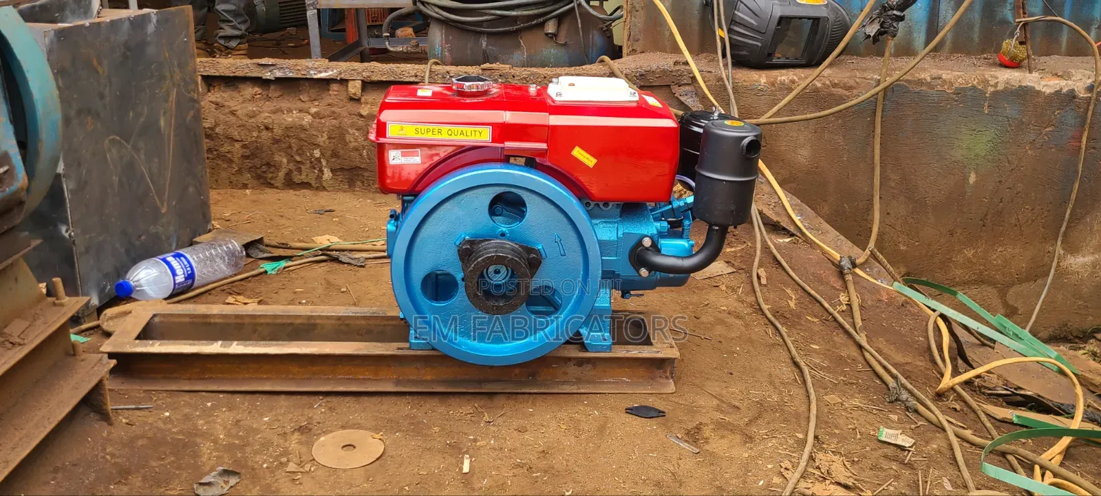 Diesel Engine Powered Soap Machine
