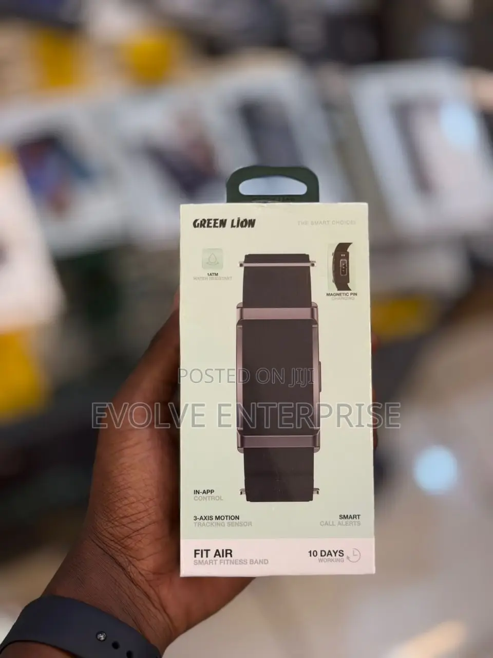 Green Lion Fit Air Smart Fitness Band With Bluetooth
