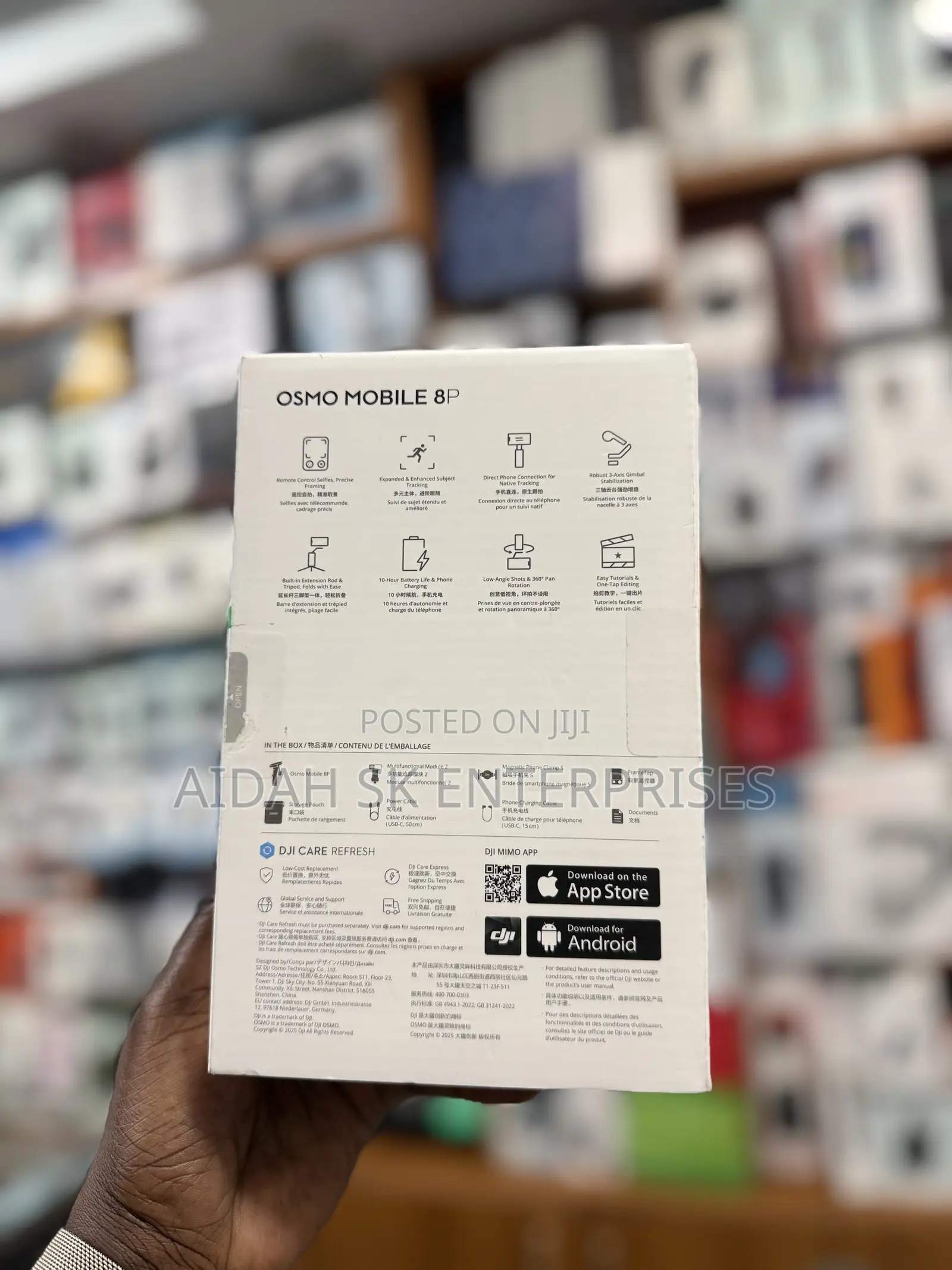 Dji Osmo Mobile 8p Smartphone Stabilizer With Face Tracker