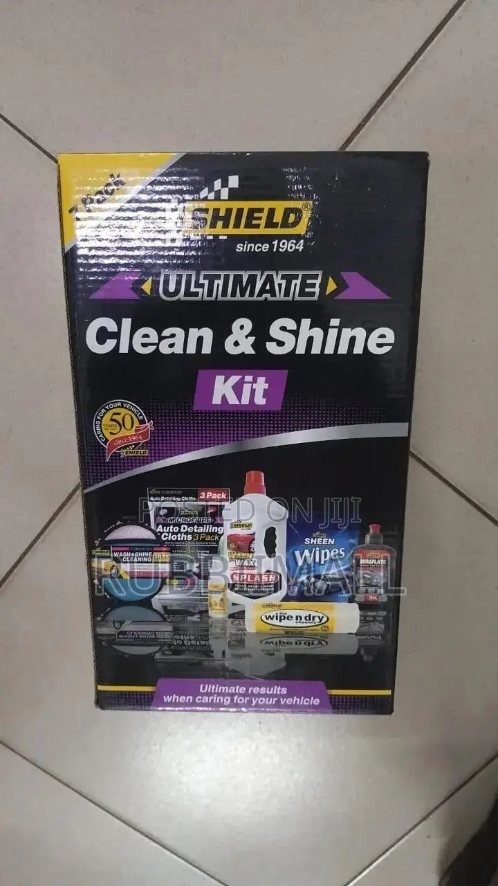 Shield Ultimate Clean Shine Kit, a 7-Piece Set