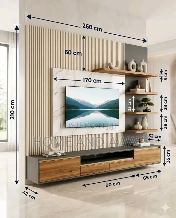 Macandrew Wall Unit Tv Stands in Any Colour From 1,800,000/- Order Now