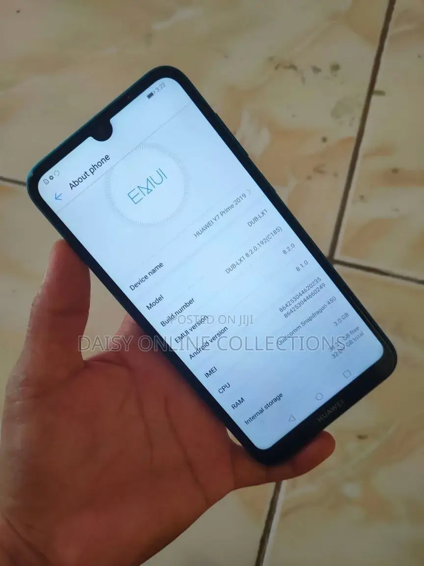 New Huawei Y7 32 GB Black