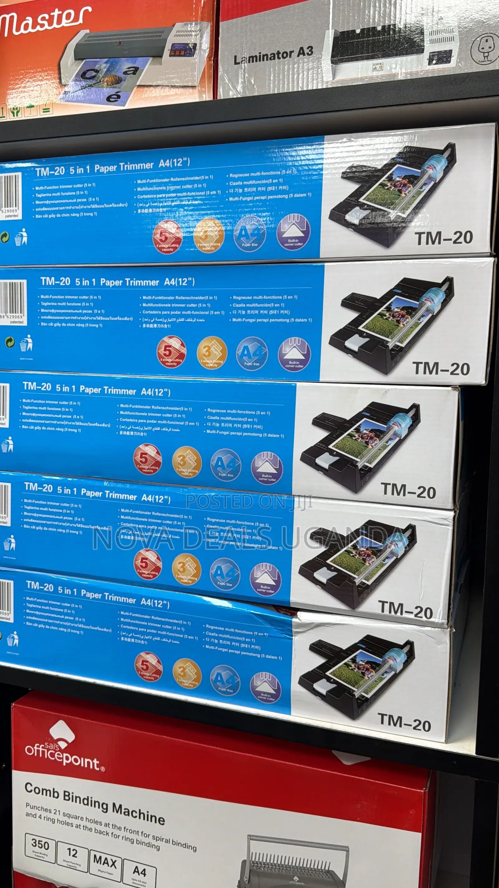 Tm-20 5-in-1 Paper Trimmer Is A Multifunction Paper Cutter