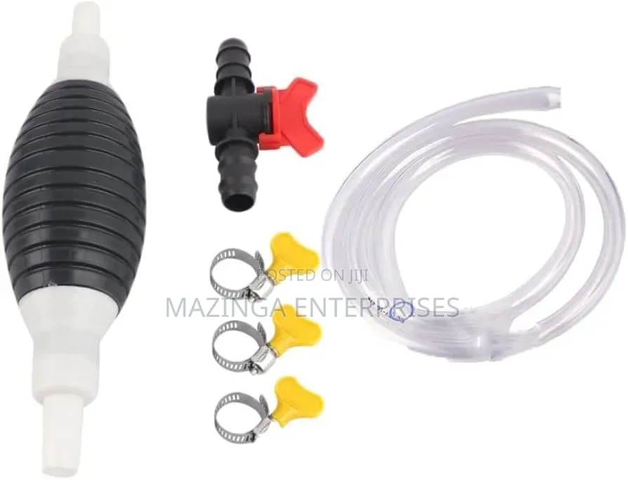 Manual Siphon Oil Extractor Pump Kit Fr Transferring Automotive Fluids