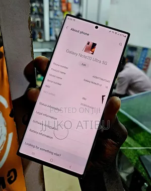 Samsung Galaxy Note 20 Ultra 5G 128 GB Black