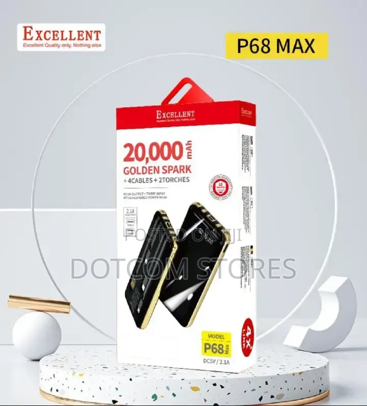 Excellent P68 Max 20,000mah Powerbank