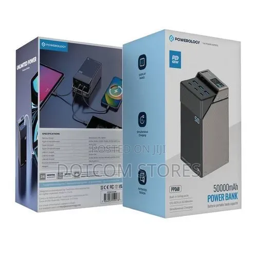 Powerology 50000 Power Bank 65w