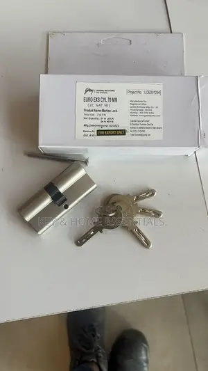 Original Godrej Euro Exs 70mm Double Cylinder Lock – Ultra-Secure