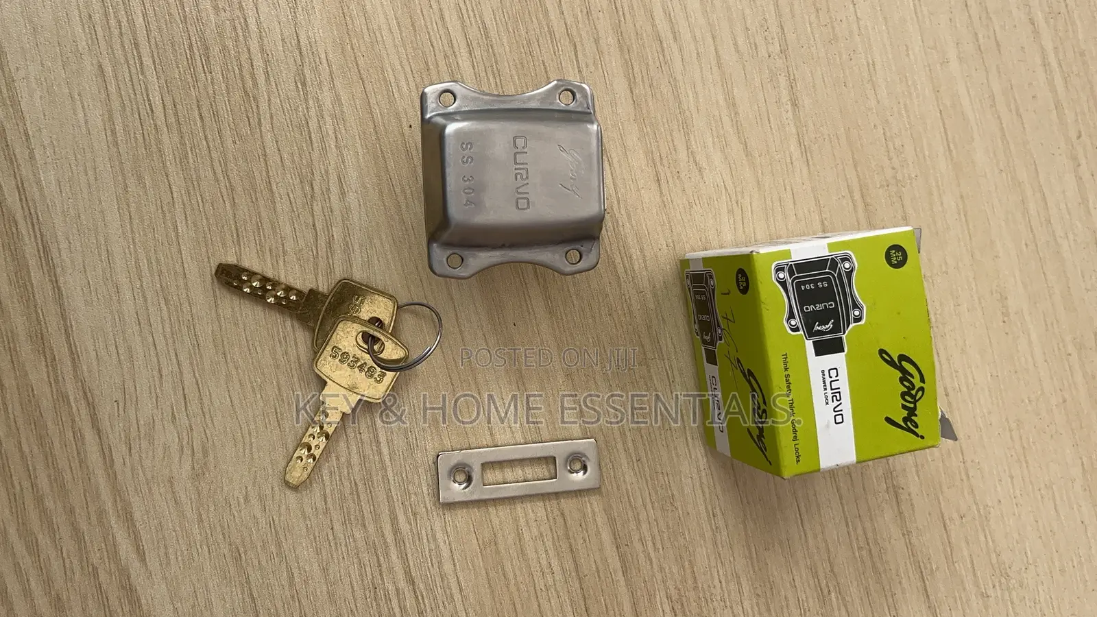 Godrej Curvo Ultra 25mm Drawer Lock – Heavy Duty Security
