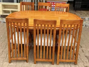 Brand New 6-Seater Solid Wood Oval Dining Table