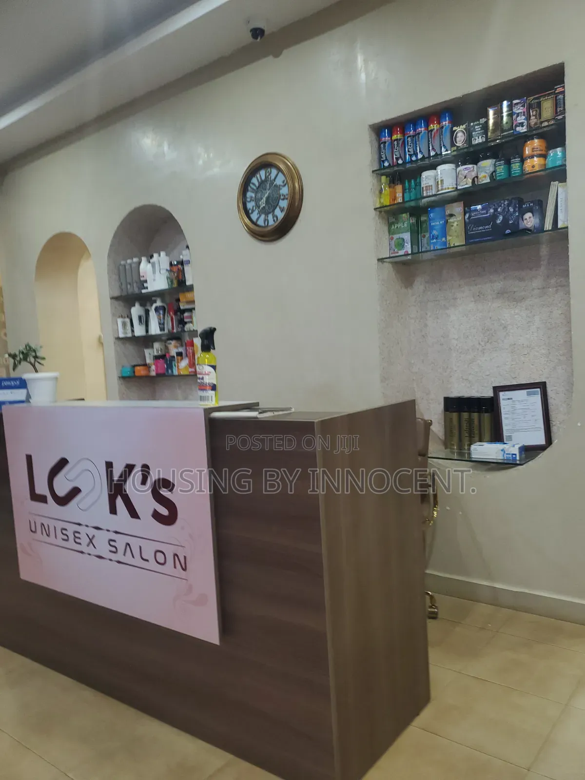 Fullyfurnished and Well Stocked Unisex Saloon for Sale on Goodwillwill