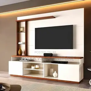 Anikaa Led Light Tv Unit Wall Mounted Tv Unit Wall