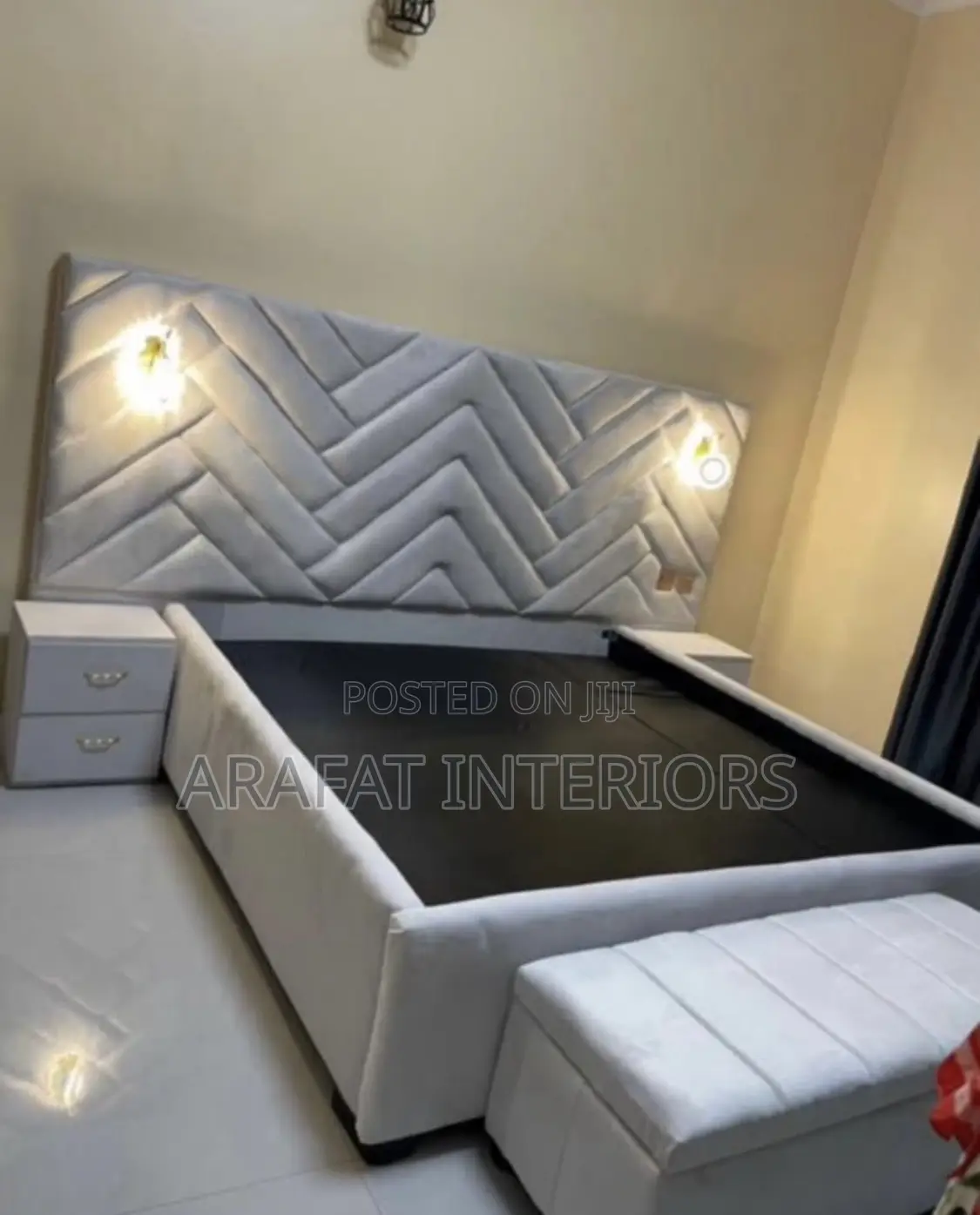 This Is a Luxurious Modern Upholstered Bed