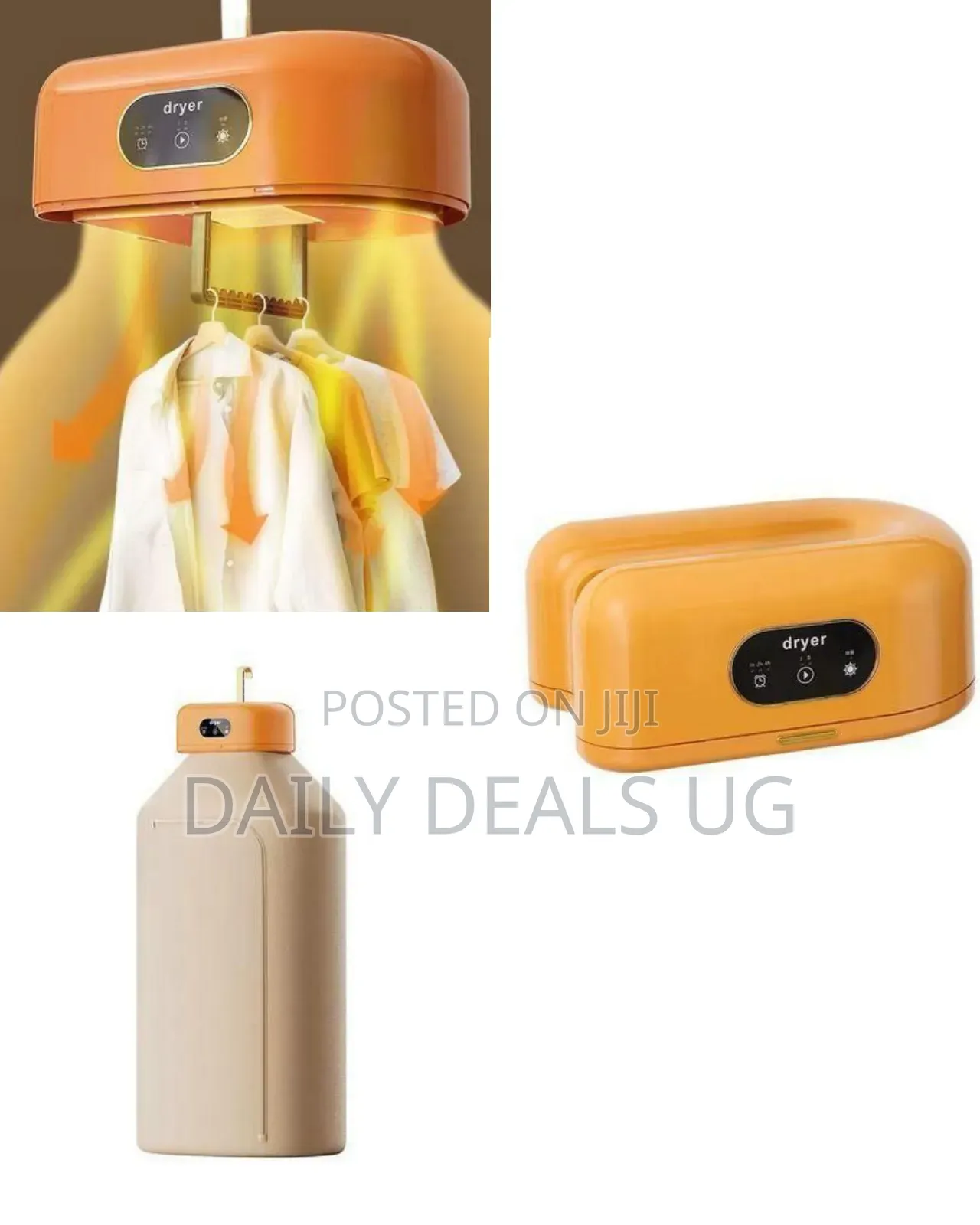 Portable, Foldable Electric Clothes Dryer
