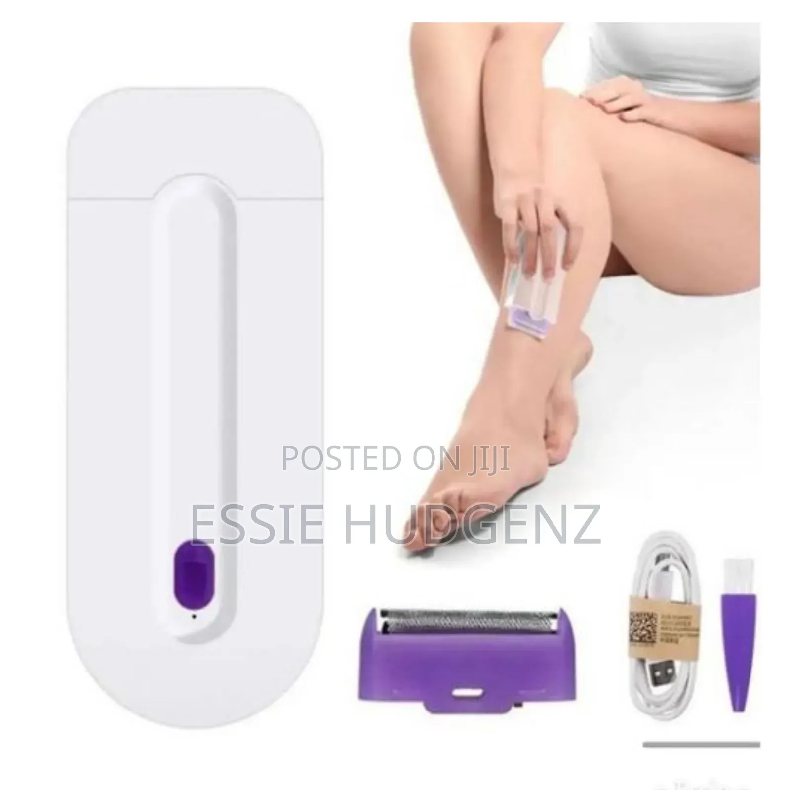 Portable Rechargeable Usb Finishing Touch Painless Hair Removal Tool