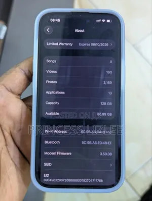 New Apple iPhone 15 128 GB Black
