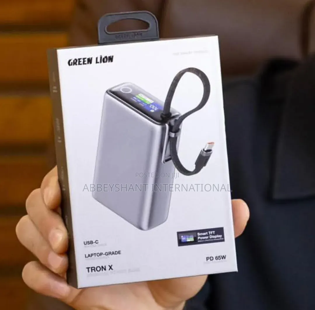 Green Lion Tron X 20000mah Power Banks Pd 65w Fast Charging Power Bank