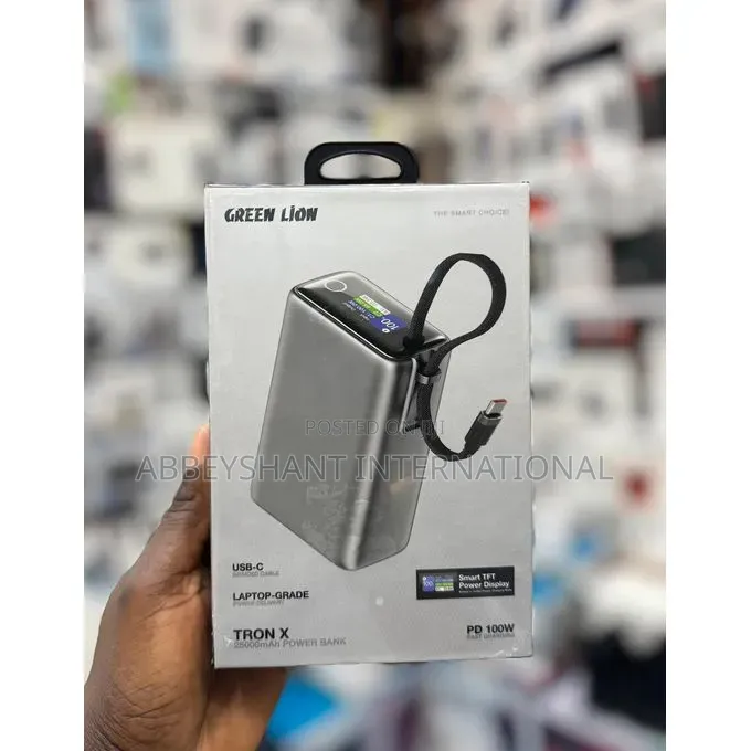Green Lion Tron X 20000mah Power Banks Pd 65w Fast Charging Power Bank