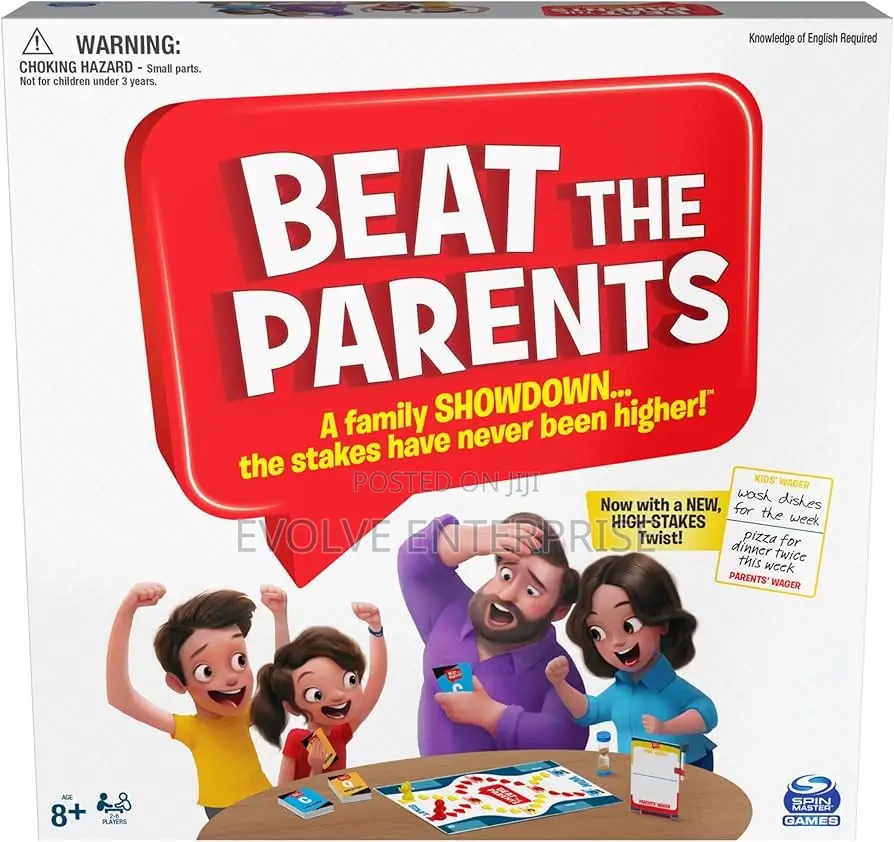Spin Master Beat the Parents Board Game Kids Aged Over 5